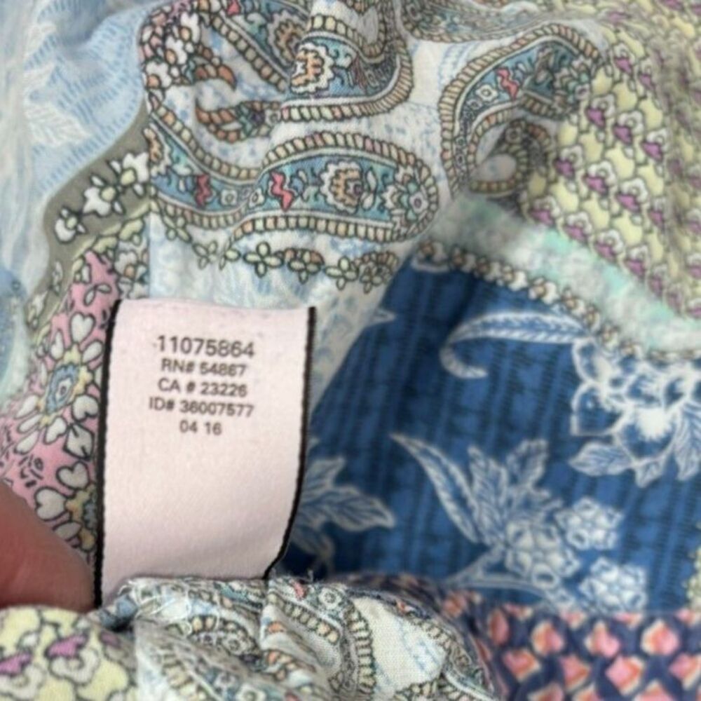 Victoria's Secret Cotton Modal Patchwork Paisley Floral Lounge Sleep Shorts Med - Picture 5 of 6